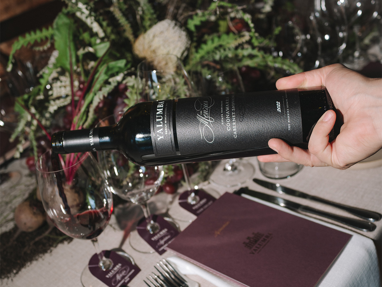 Octavius 2019 Being Poured at a Recent Yalumba Event