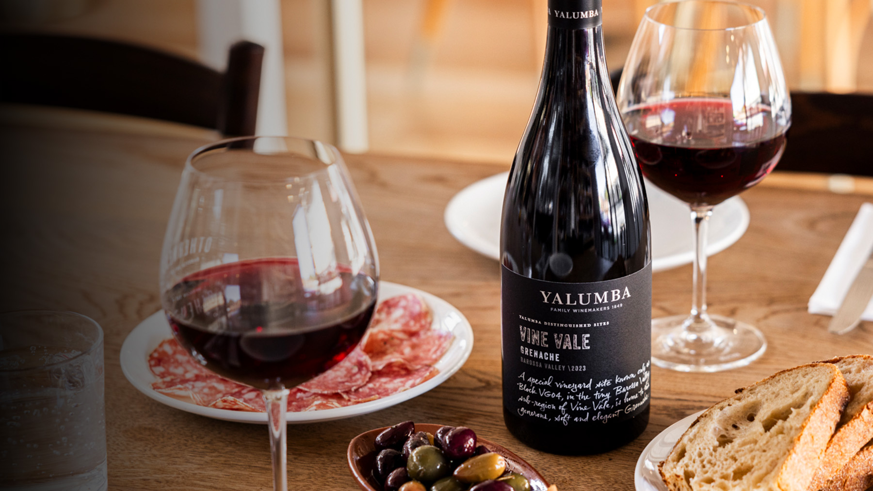 a bottle of vine vale grenache, on sale now at 20% off for black friday