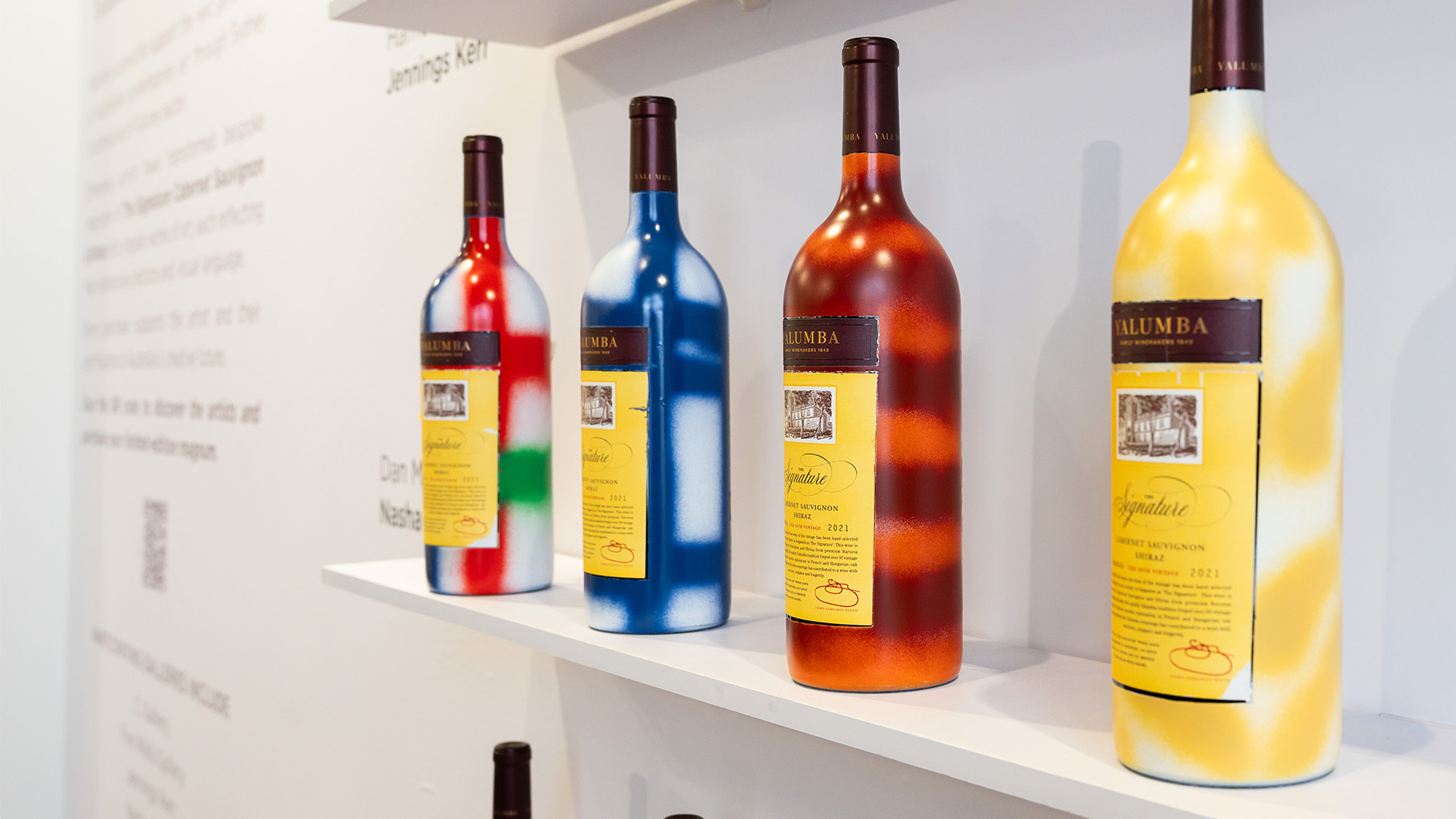 Our Artist Magnums setup on the floor at Sydney Contemporary